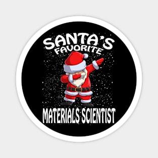 Santas Favorite Materials Scientist Christmas Magnet